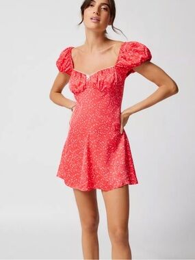 For Love Lemons Antonia Linen Mini Dress